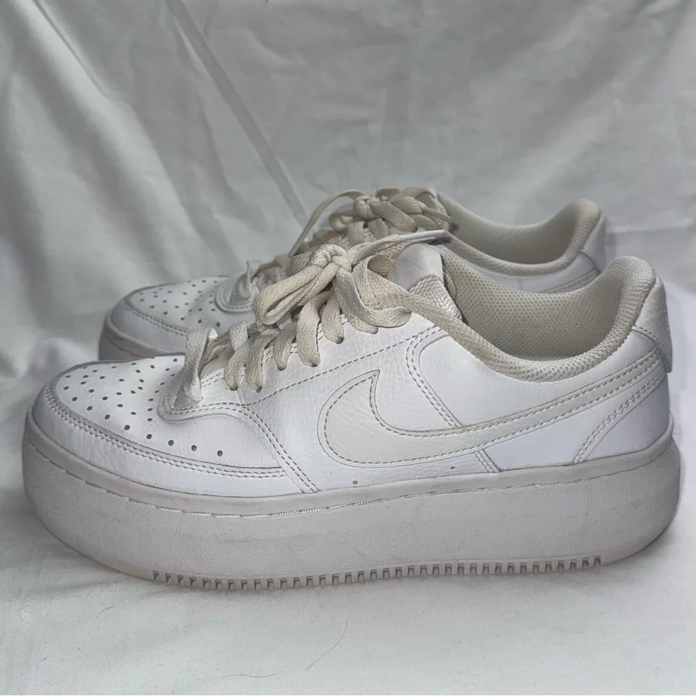 Nike Court Vision Alta LTR women's platform sneaker shoes size 10